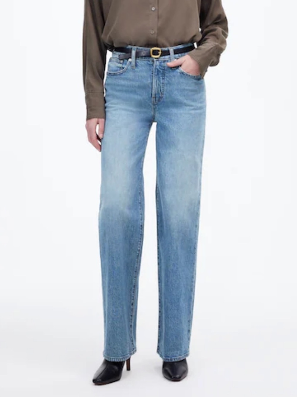 Madewell Women’s The Perfect Vintage Wide Leg Denim Jeans Size 30T